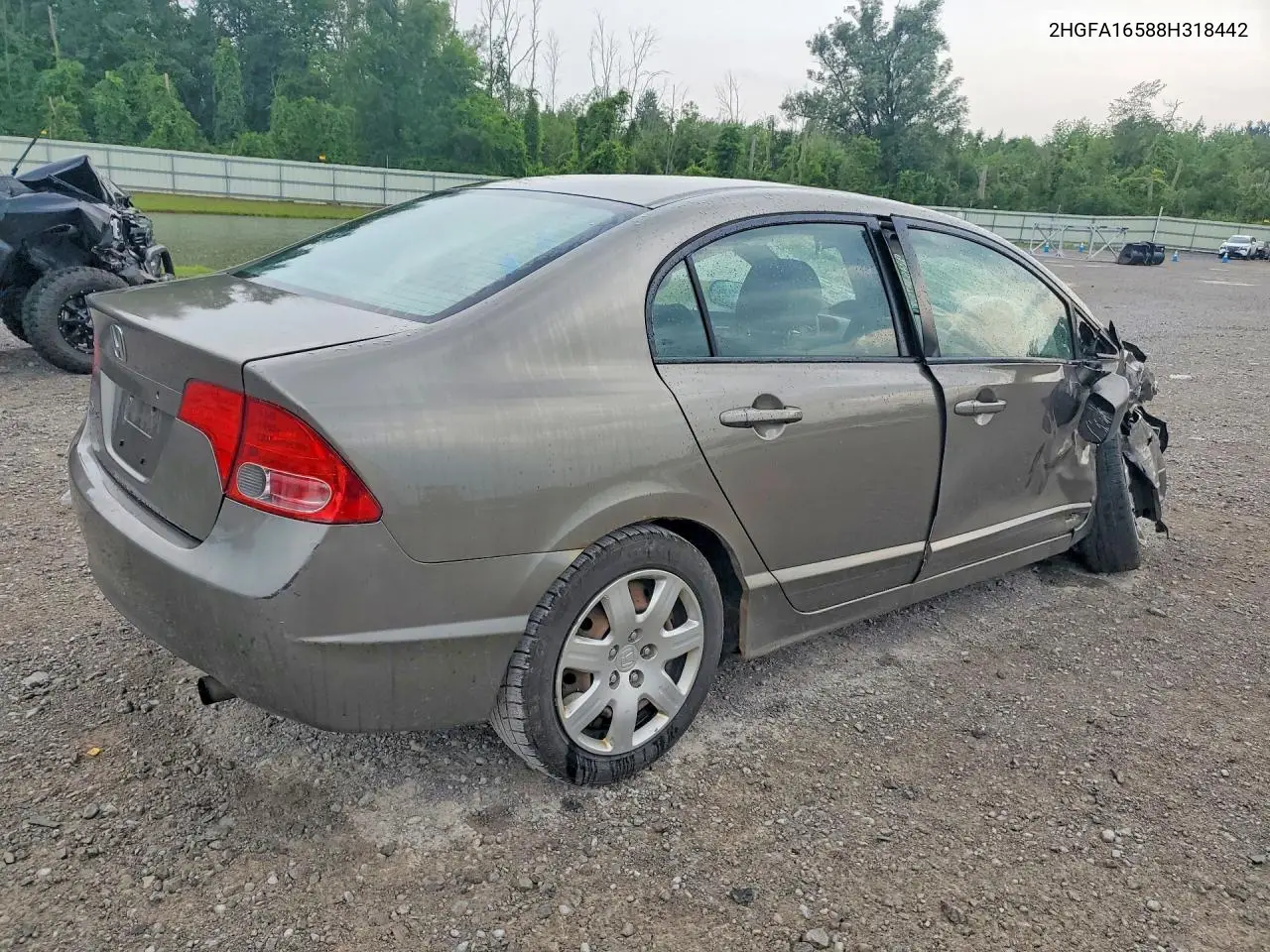 2HGFA16588H318442 2008 Honda Civic Lx
