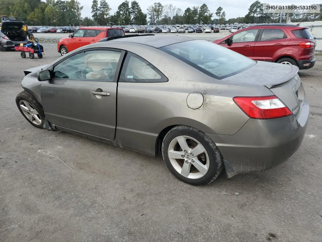 2HGFG11888H533190 2008 Honda Civic Ex