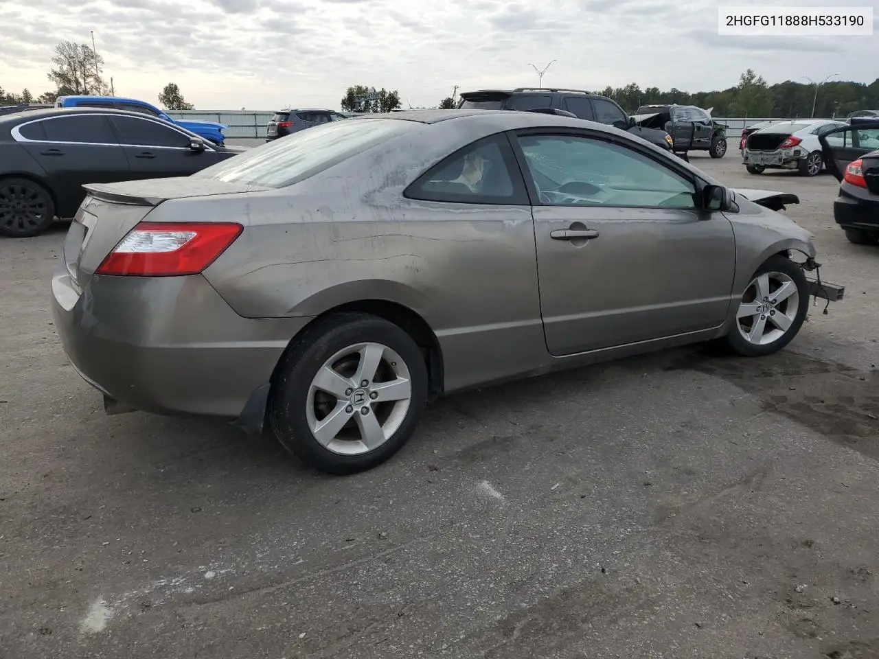 2HGFG11888H533190 2008 Honda Civic Ex