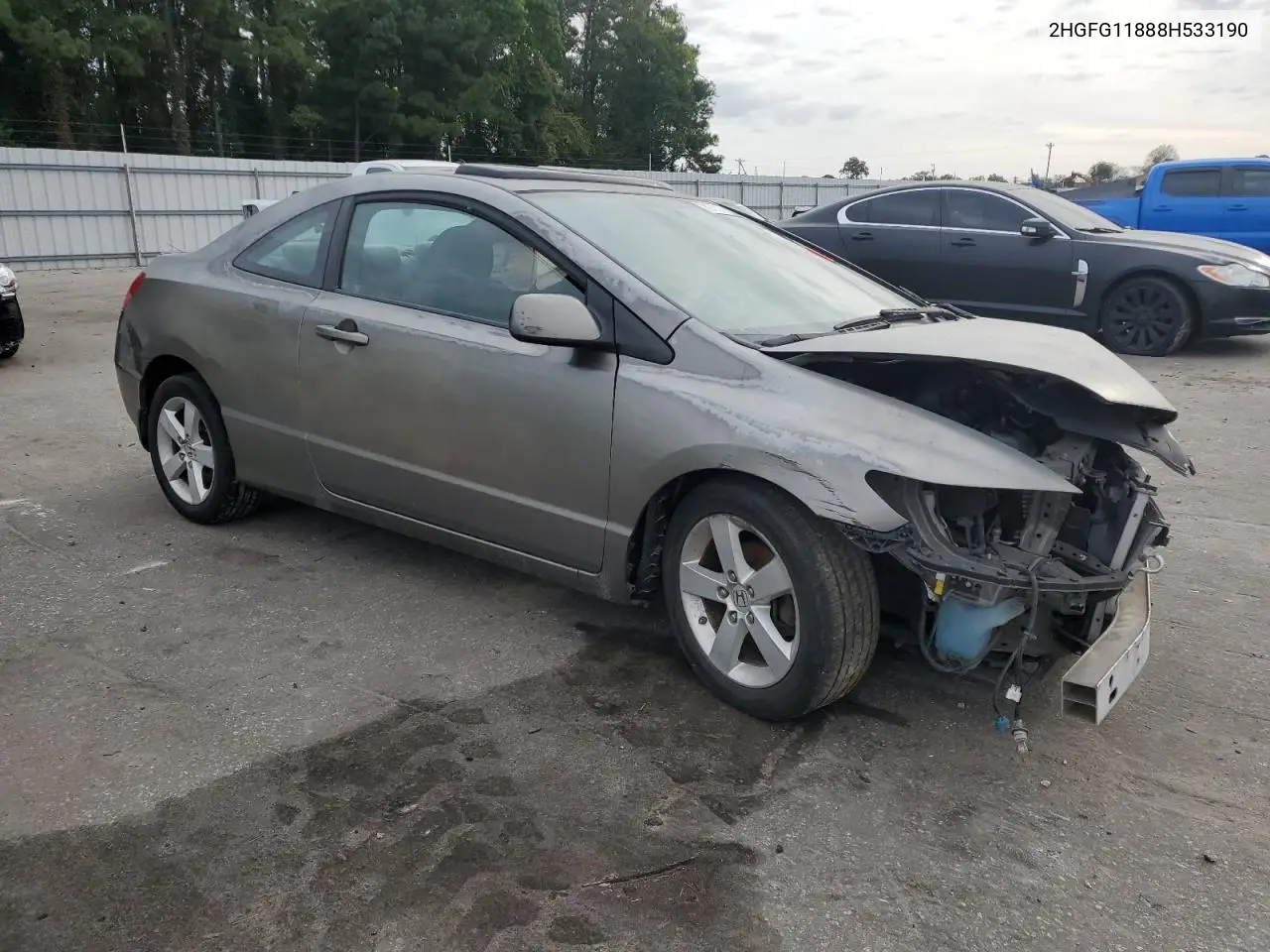 2HGFG11888H533190 2008 Honda Civic Ex