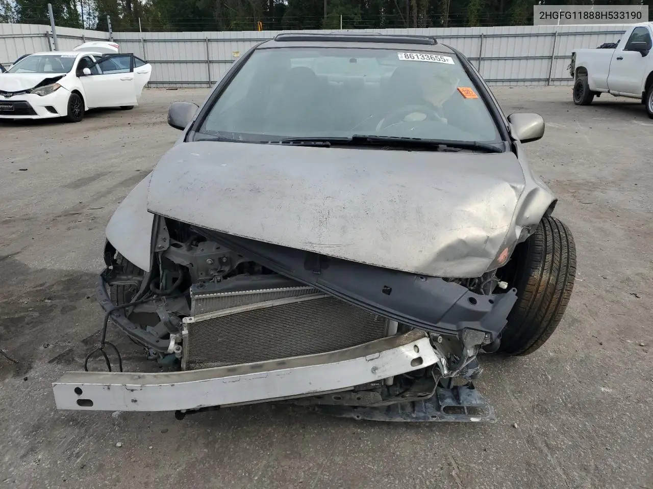 2HGFG11888H533190 2008 Honda Civic Ex
