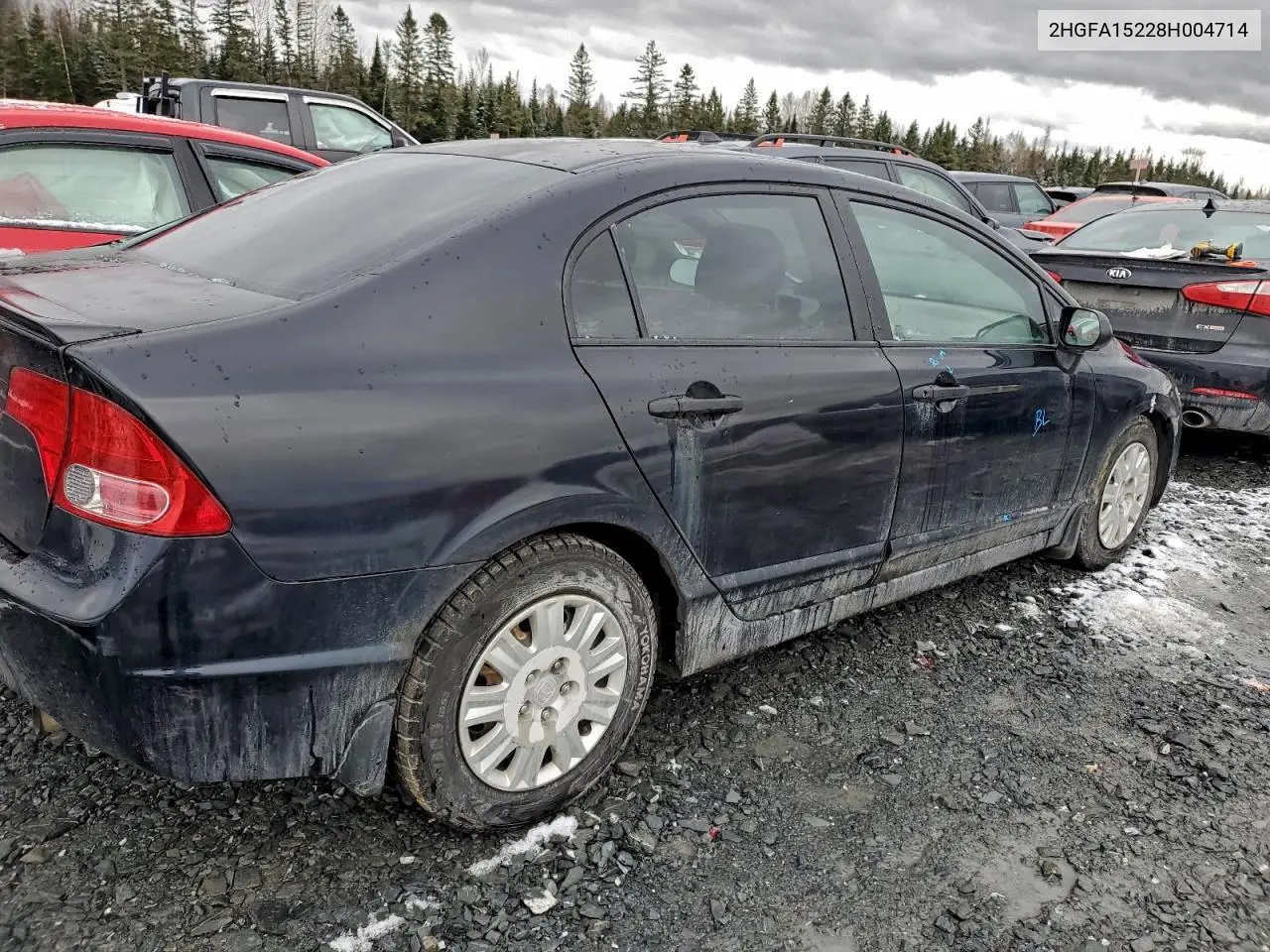 2HGFA15228H004714 2008 Honda Civic Dx