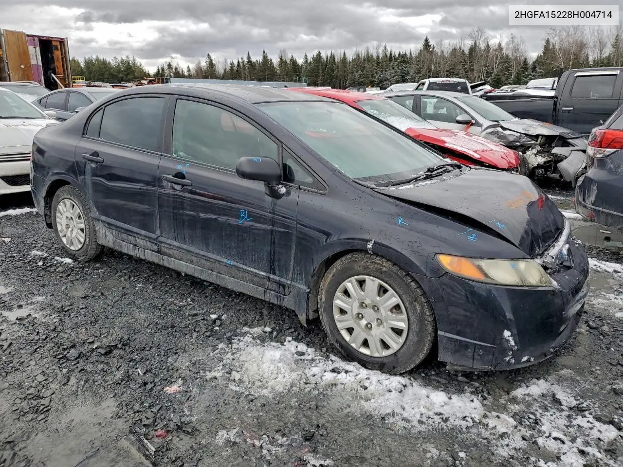 2HGFA15228H004714 2008 Honda Civic Dx