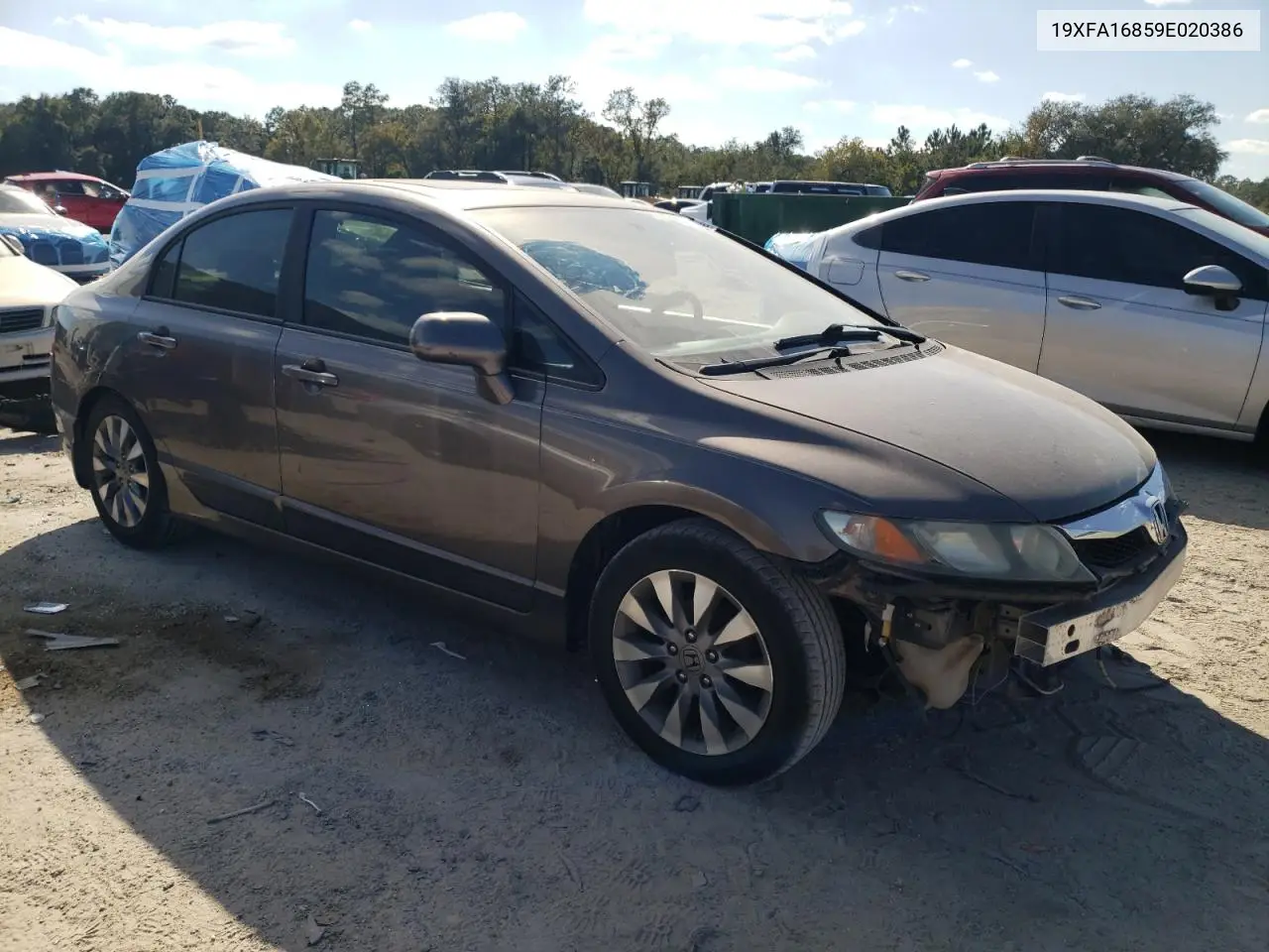 19XFA16859E020386 2009 Honda Civic Ex
