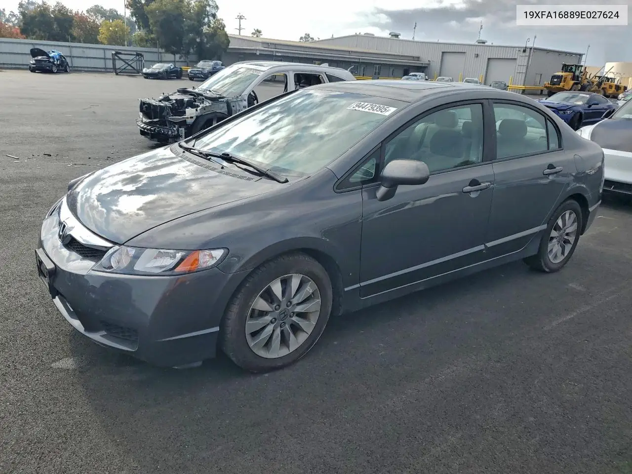 19XFA16889E027624 2009 Honda Civic Ex