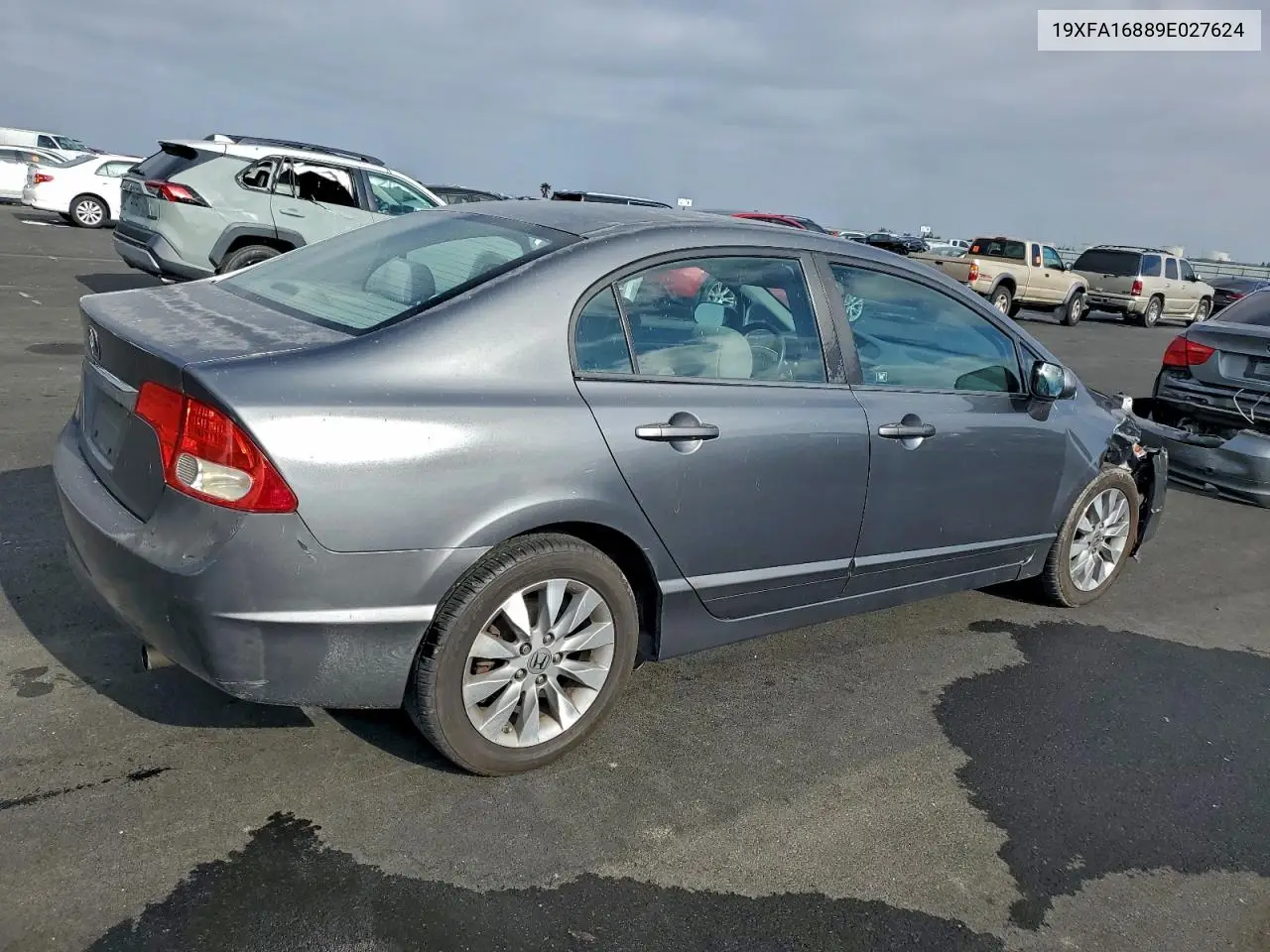 19XFA16889E027624 2009 Honda Civic Ex