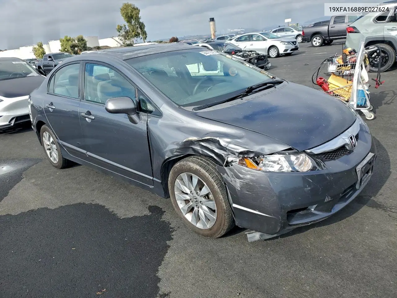 19XFA16889E027624 2009 Honda Civic Ex