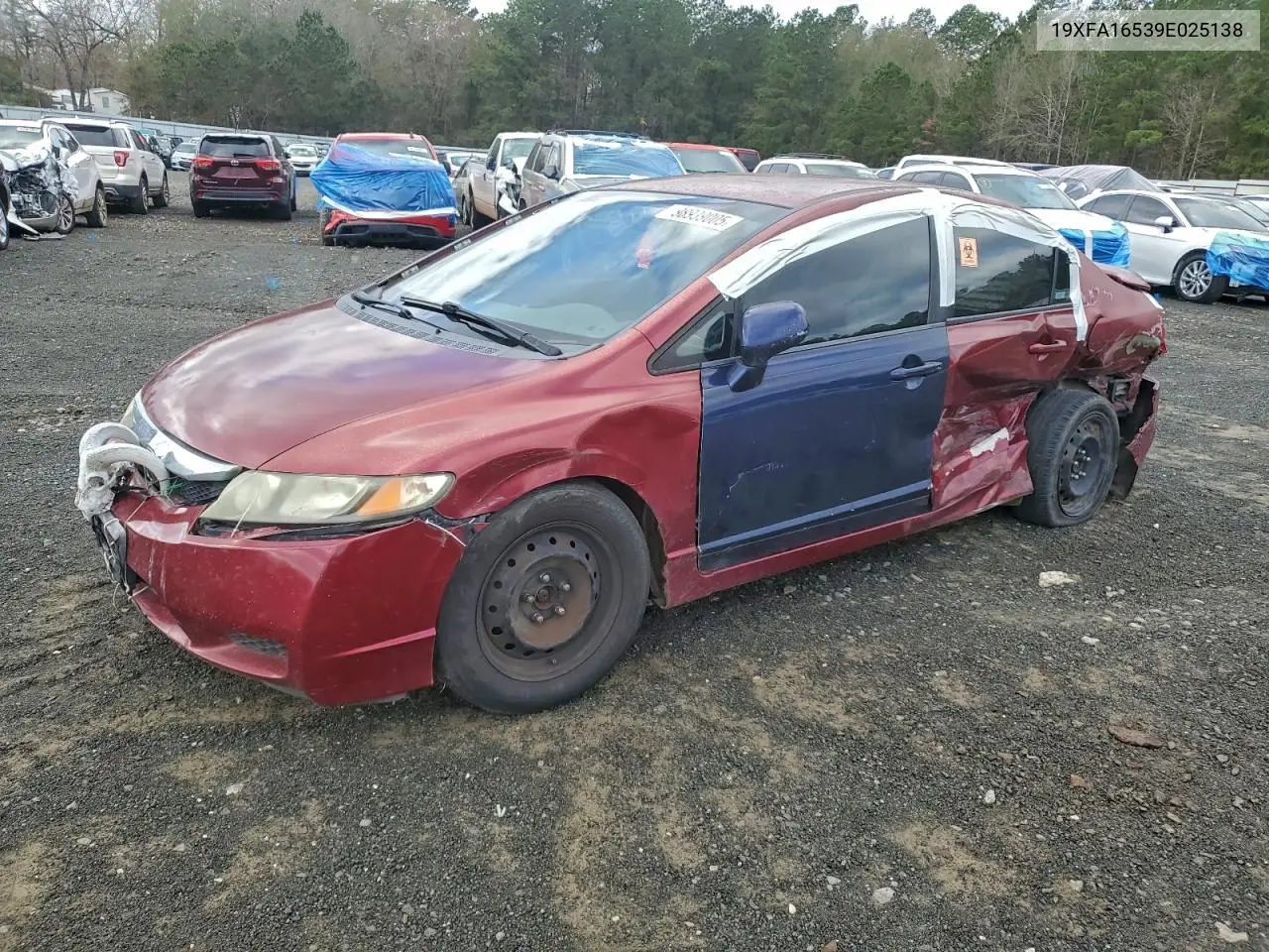 19XFA16539E025138 2009 Honda Civic Lx