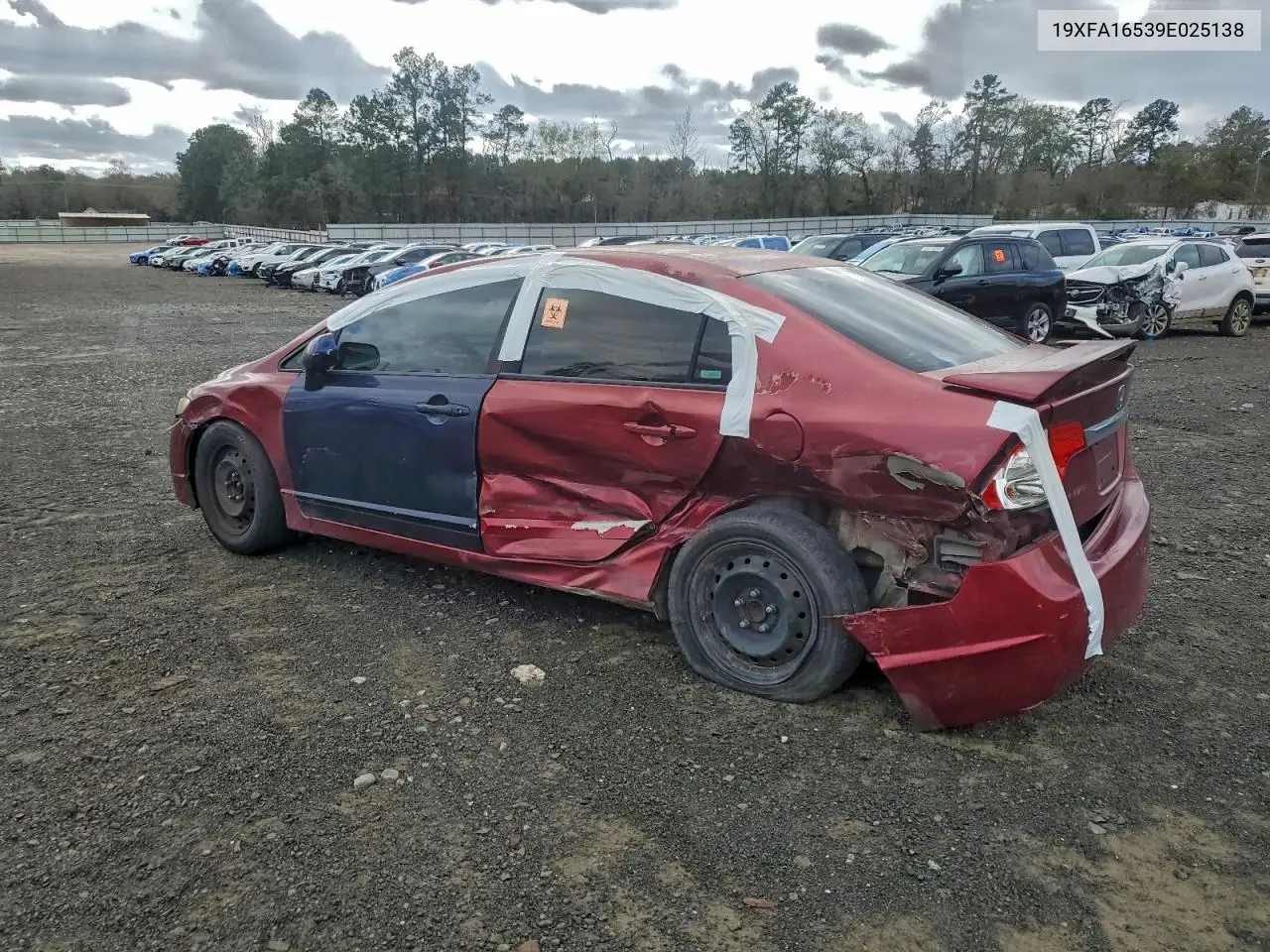19XFA16539E025138 2009 Honda Civic Lx