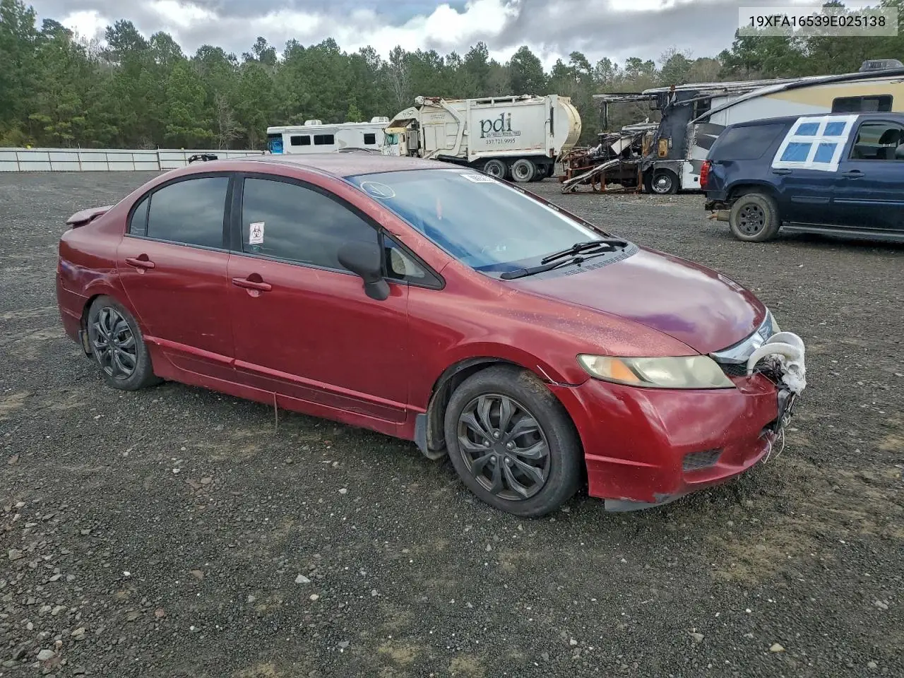19XFA16539E025138 2009 Honda Civic Lx