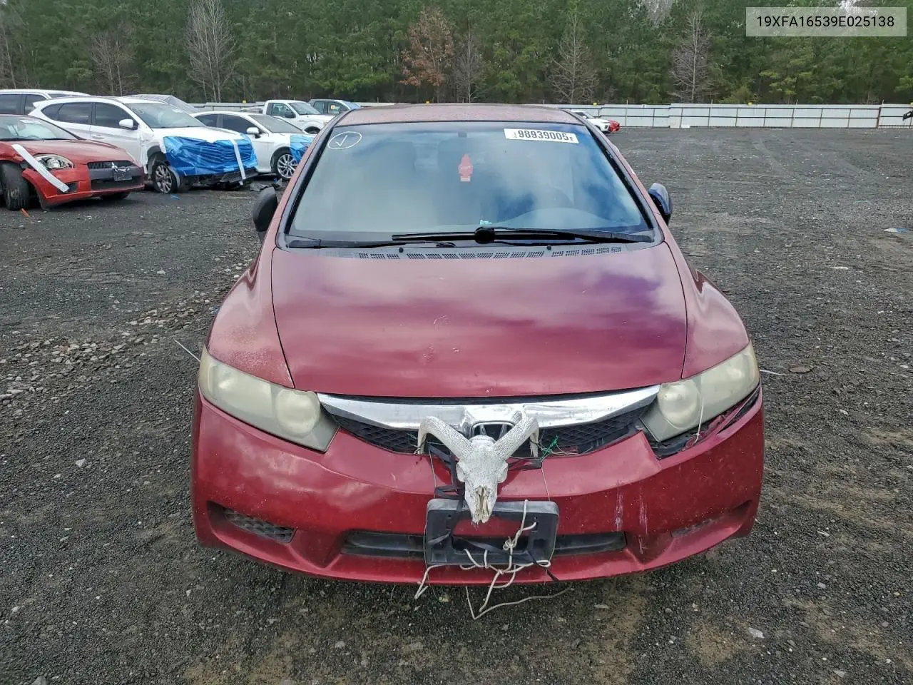 19XFA16539E025138 2009 Honda Civic Lx
