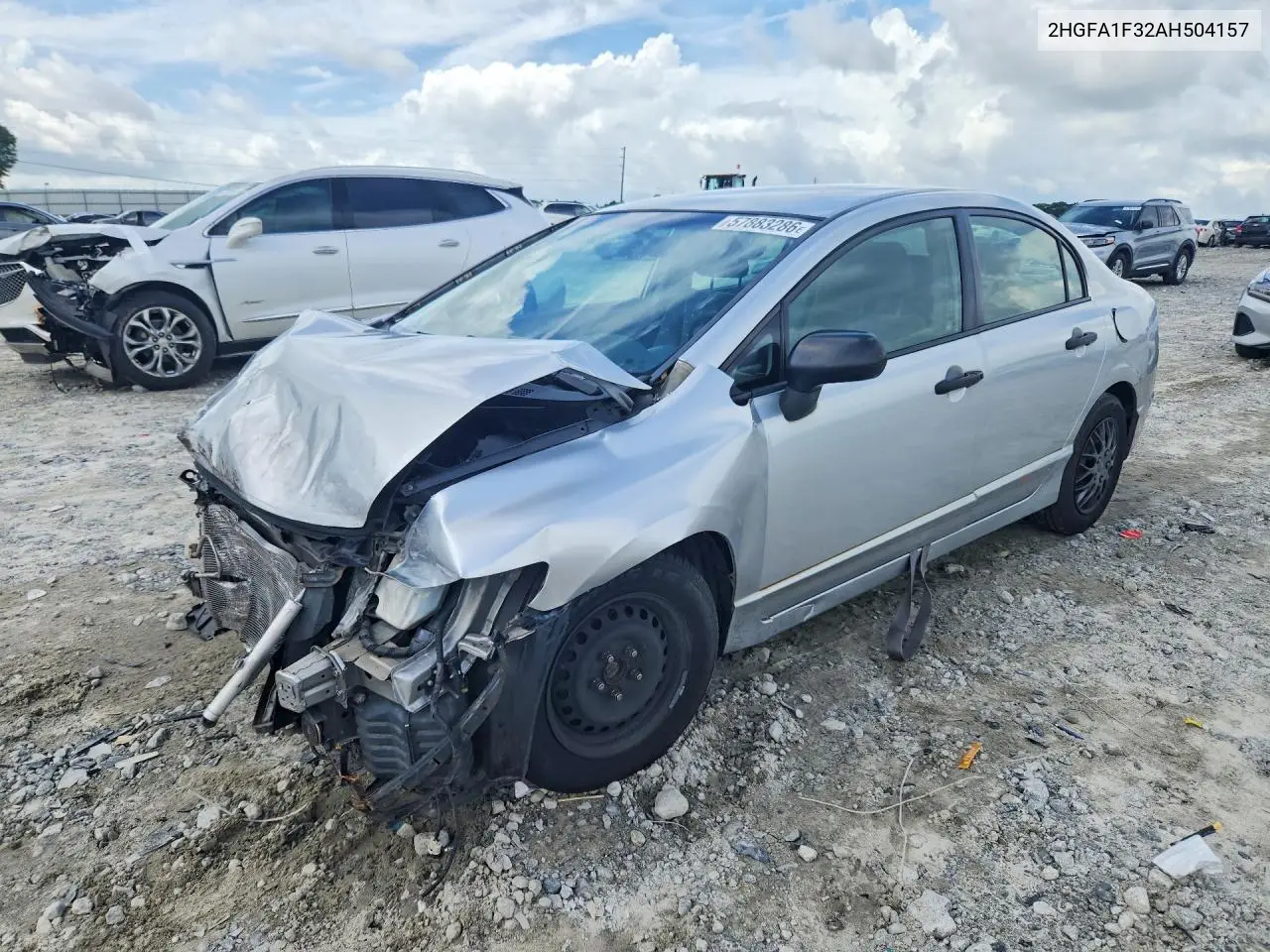 2HGFA1F32AH504157 2010 Honda Civic Vp