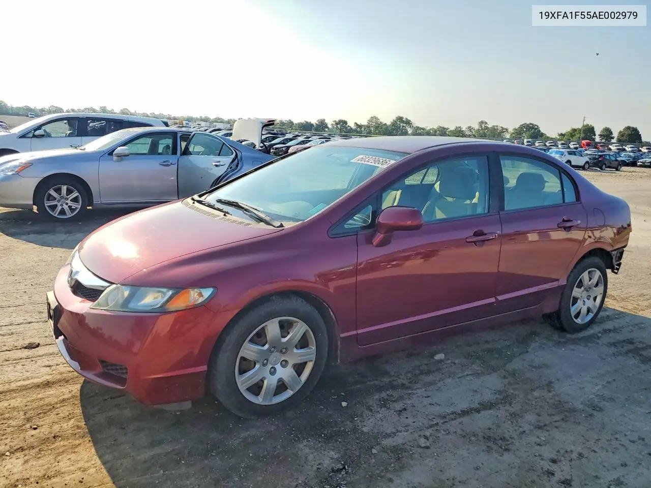 2010 Honda Civic Lx VIN: 19XFA1F55AE002979 Lot: 60329686