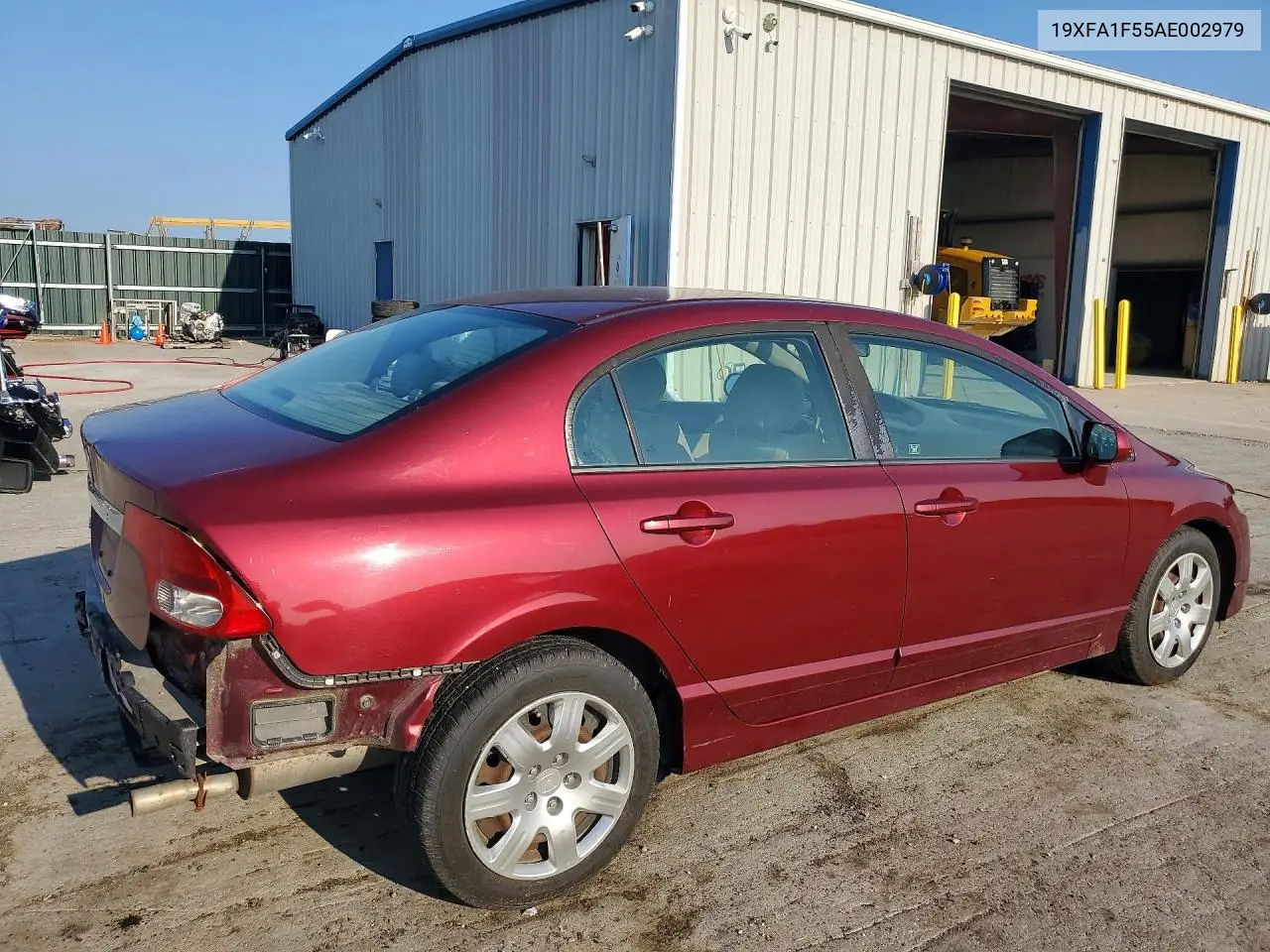 2010 Honda Civic Lx VIN: 19XFA1F55AE002979 Lot: 60329686