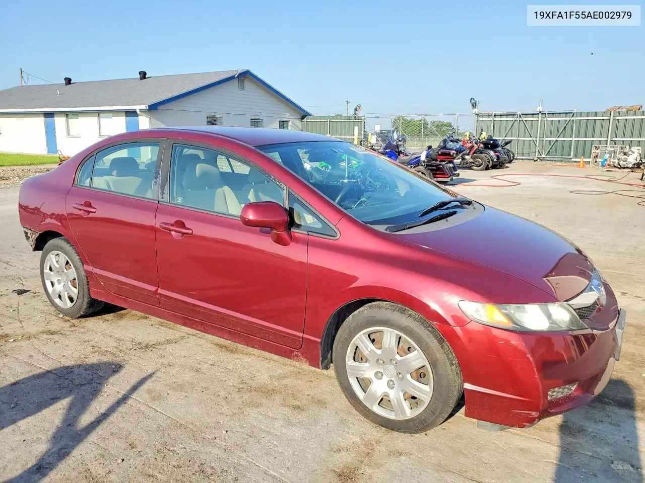 2010 Honda Civic Lx VIN: 19XFA1F55AE002979 Lot: 60329686