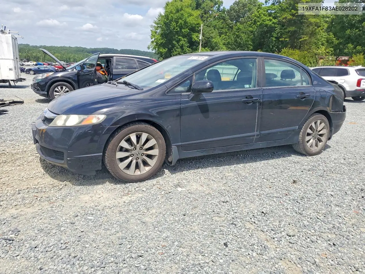 19XFA1F83AE028202 2010 Honda Civic Ex