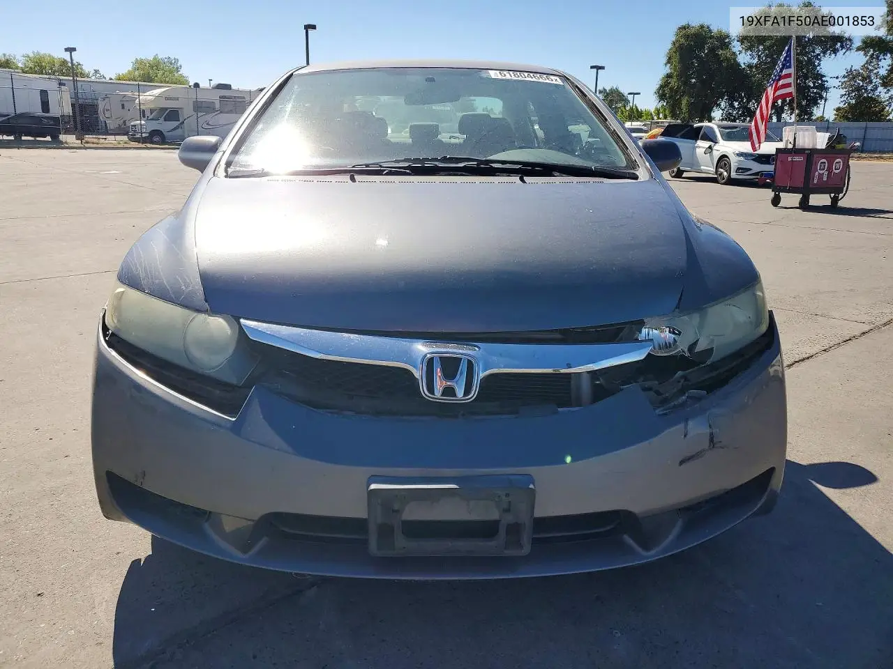 19XFA1F50AE001853 2010 Honda Civic Lx
