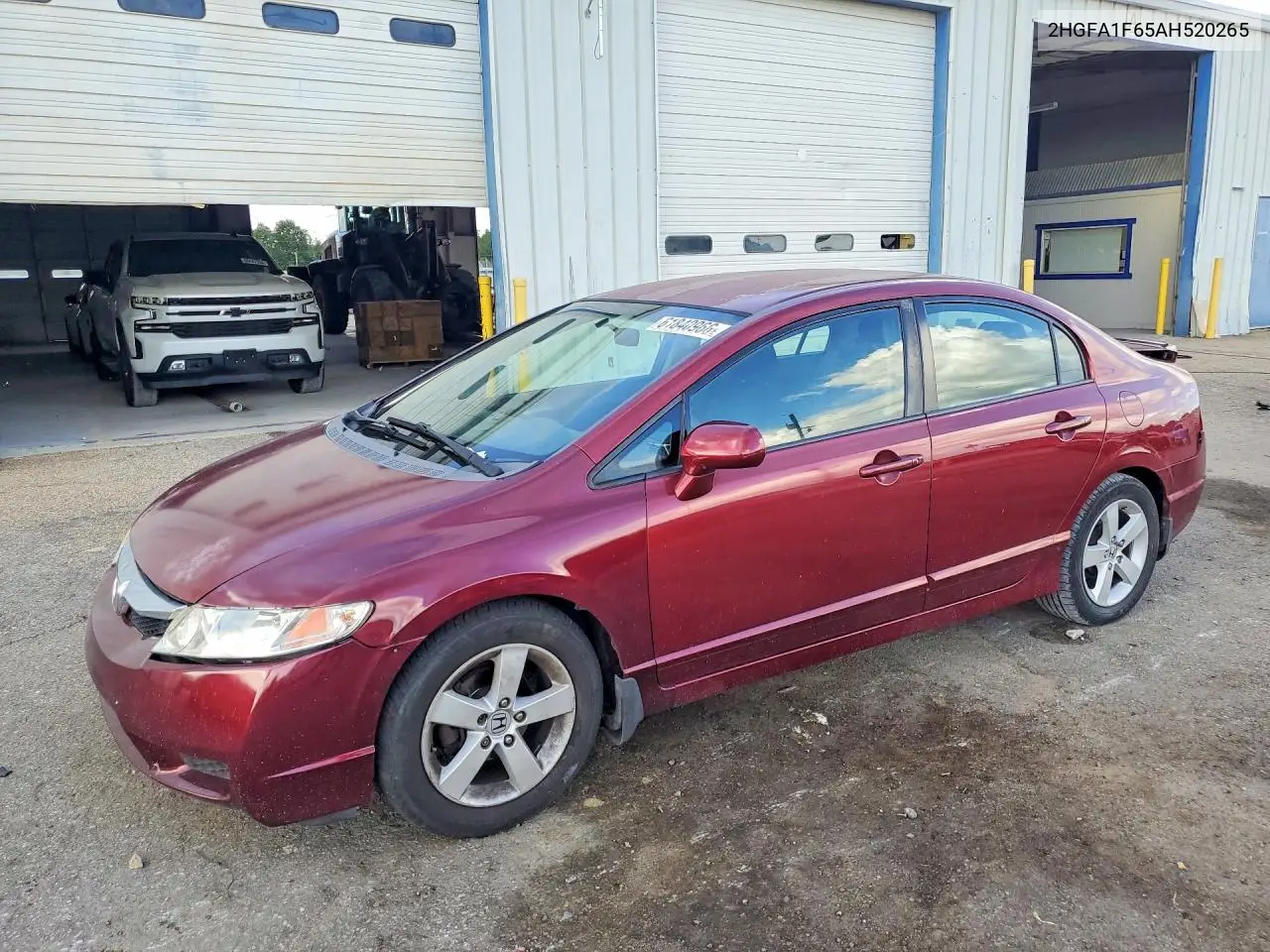 2010 Honda Civic Lx-S VIN: 2HGFA1F65AH520265 Lot: 61840966