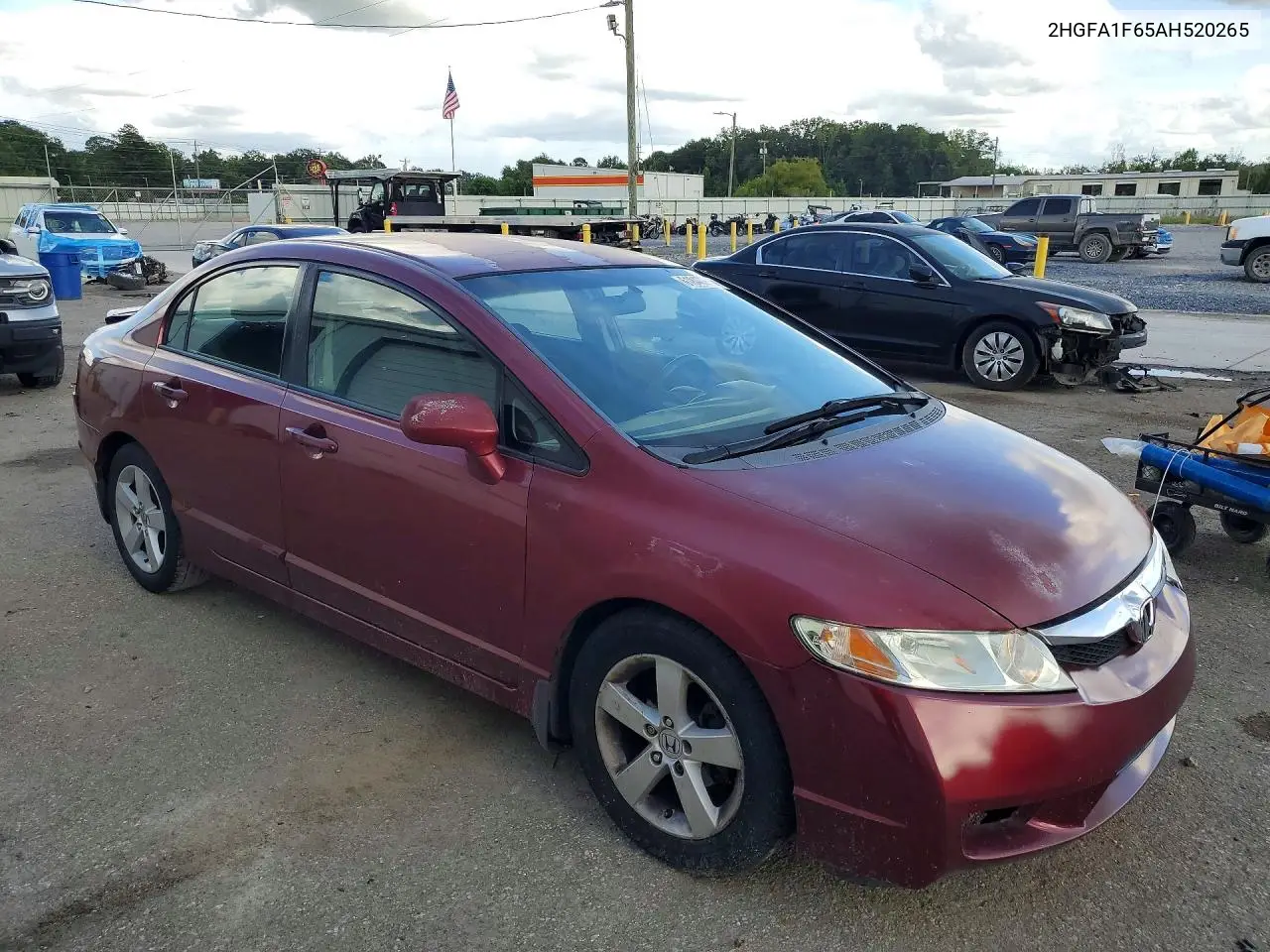 2010 Honda Civic Lx-S VIN: 2HGFA1F65AH520265 Lot: 61840966