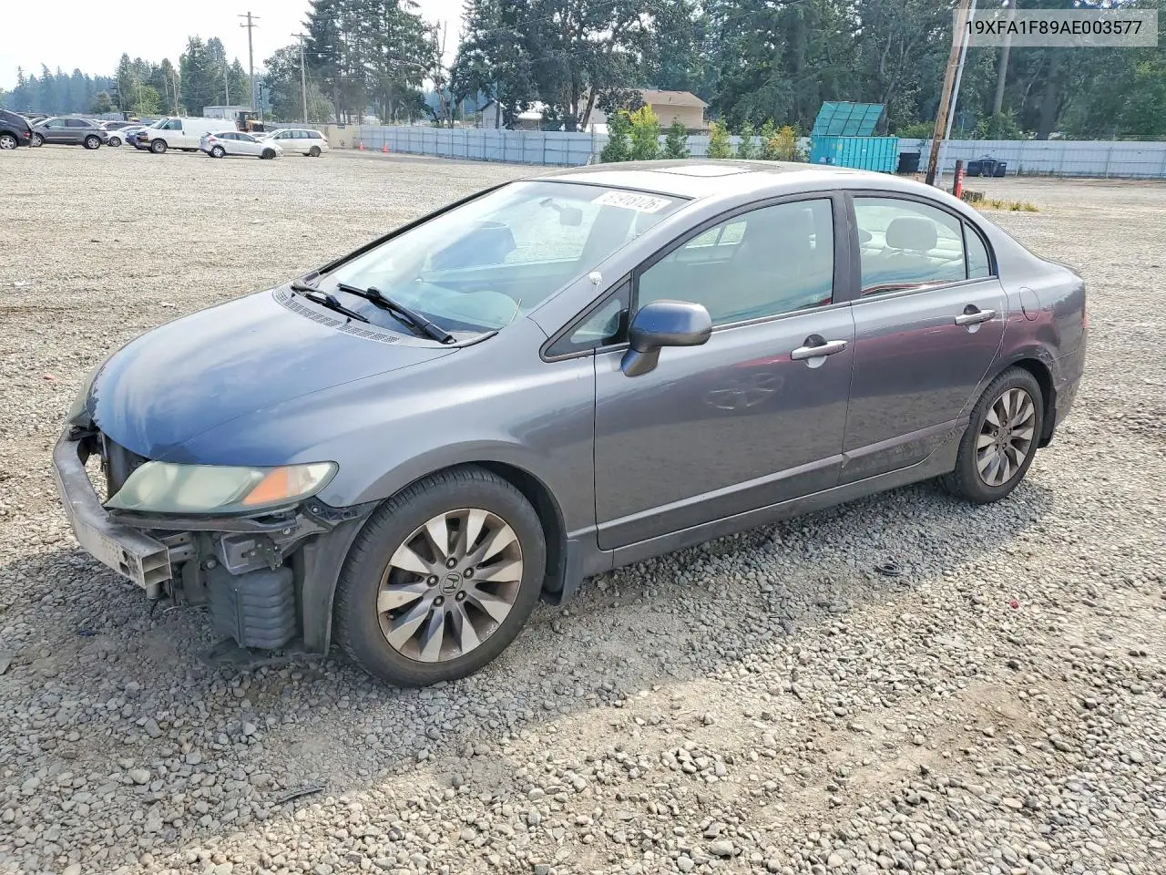 2010 Honda Civic Ex VIN: 19XFA1F89AE003577 Lot: 61918126