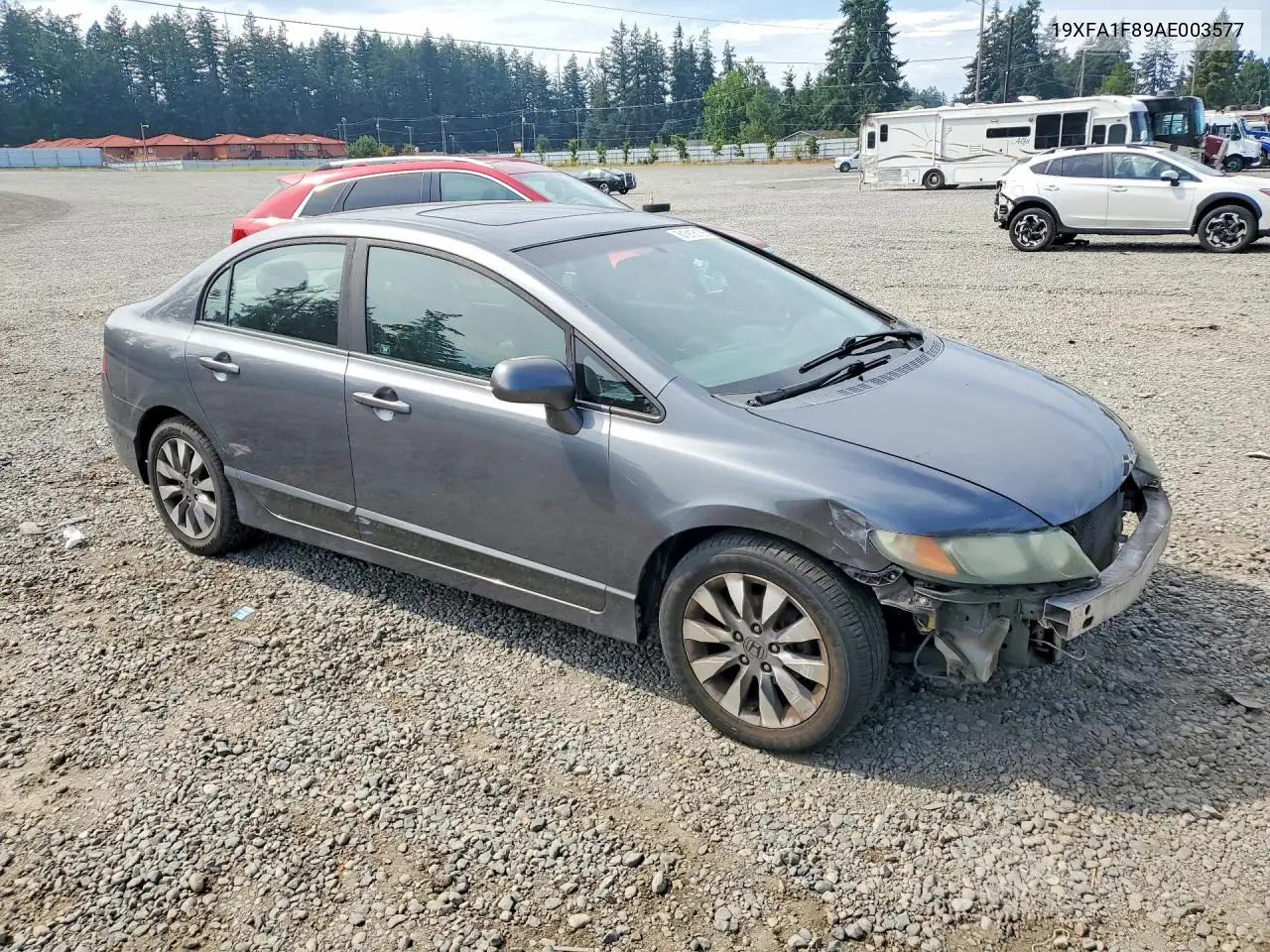 2010 Honda Civic Ex VIN: 19XFA1F89AE003577 Lot: 61918126
