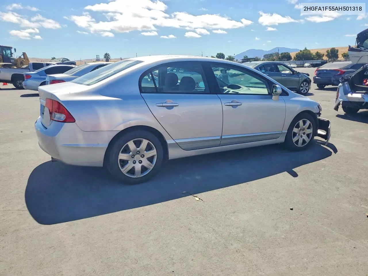 2010 Honda Civic Lx VIN: 2HGFA1F55AH501318 Lot: 61945306