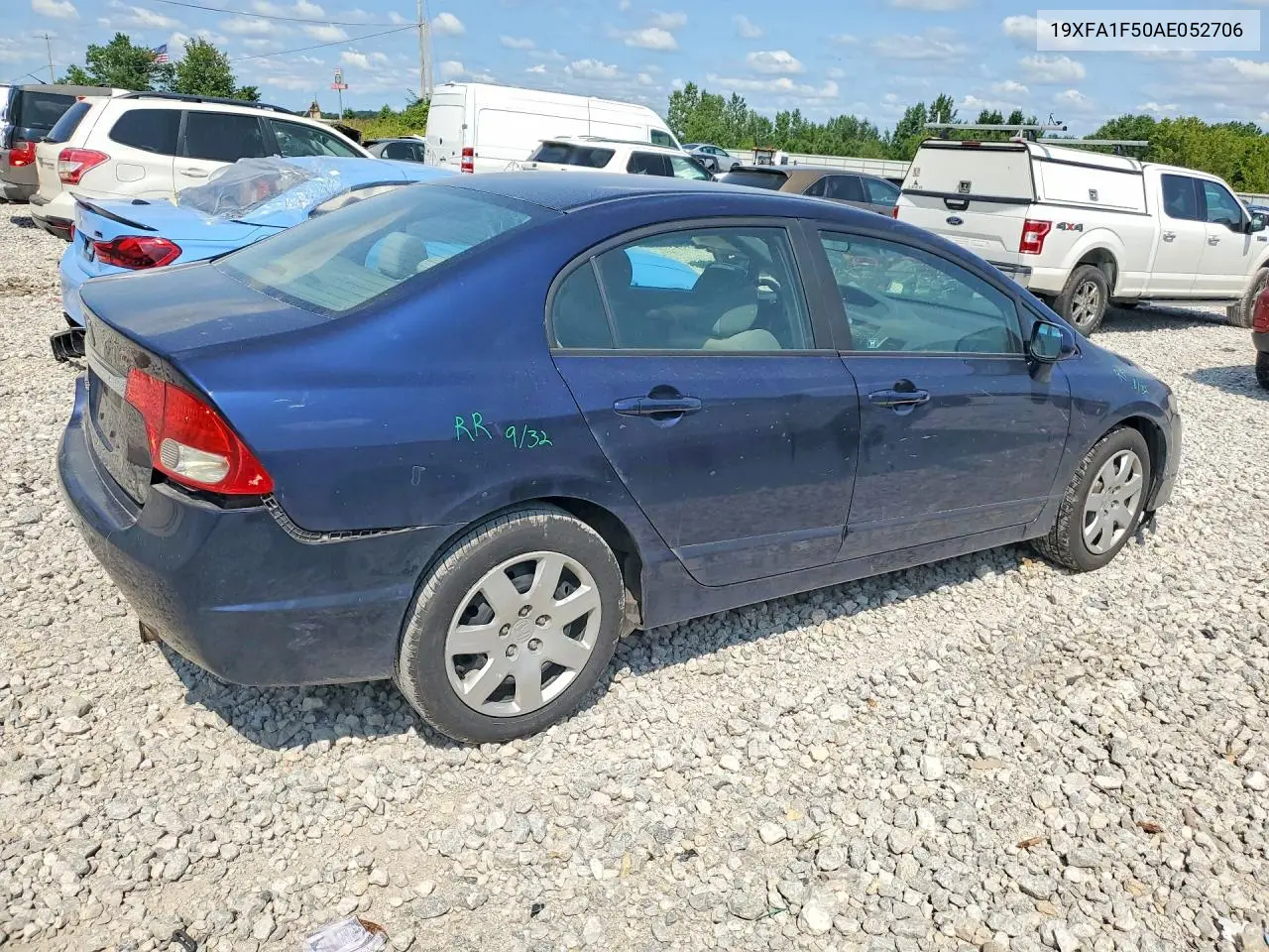 2010 Honda Civic Lx VIN: 19XFA1F50AE052706 Lot: 62098196