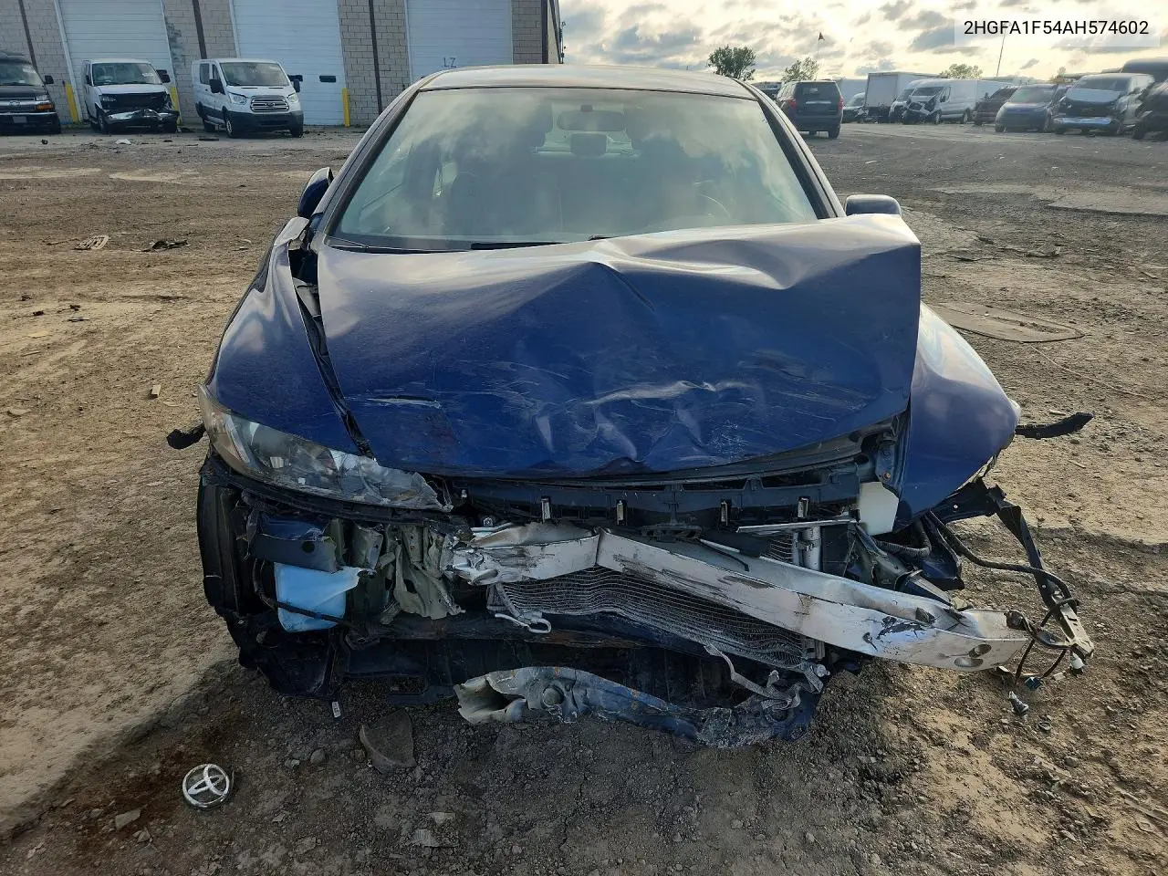 2010 Honda Civic Lx VIN: 2HGFA1F54AH574602 Lot: 62201296