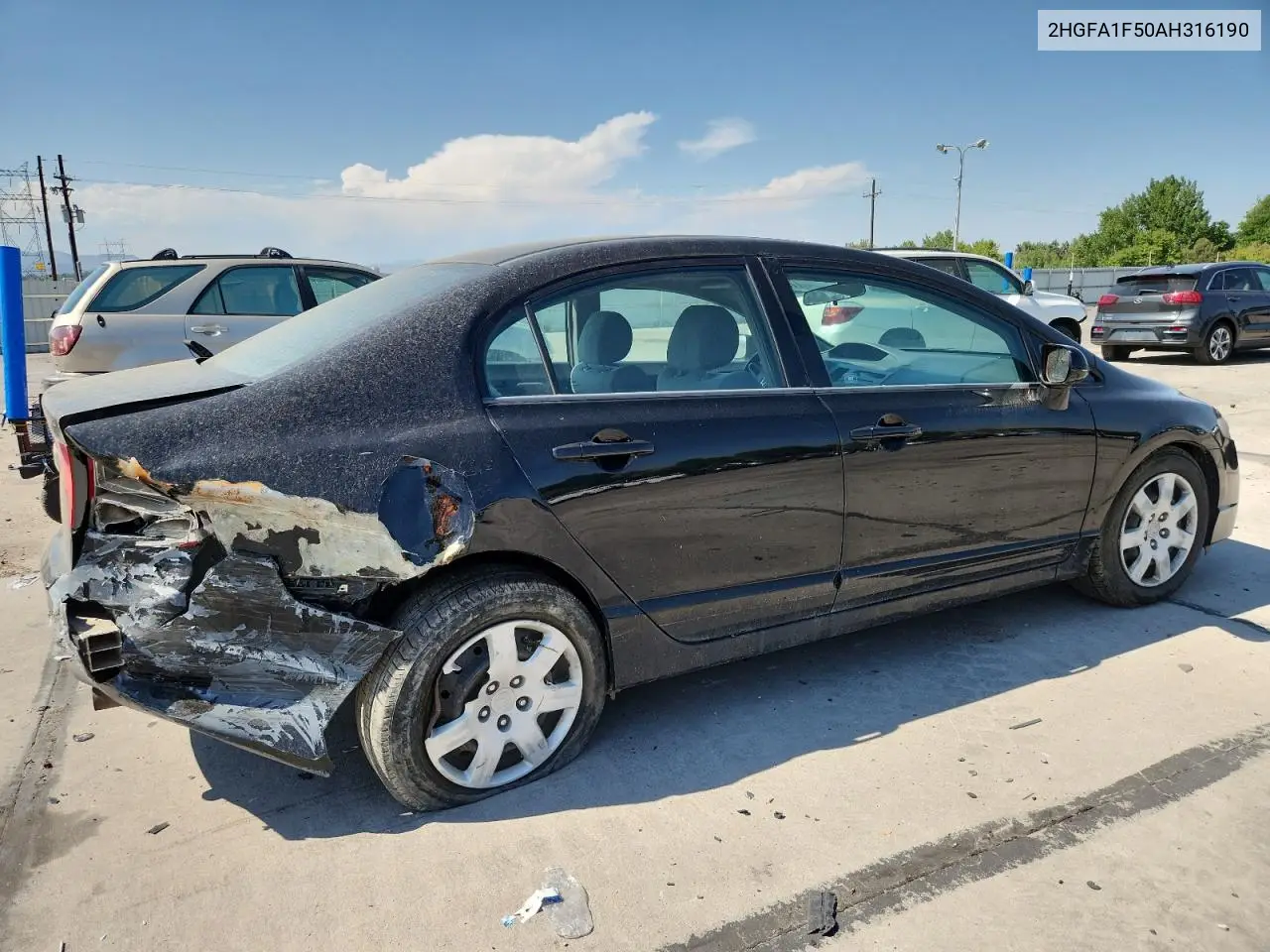 2HGFA1F50AH316190 2010 Honda Civic Lx