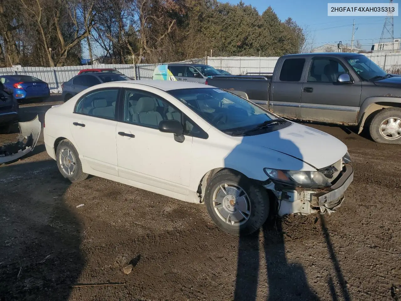 2HGFA1F4XAH035313 2010 Honda Civic Dx-G