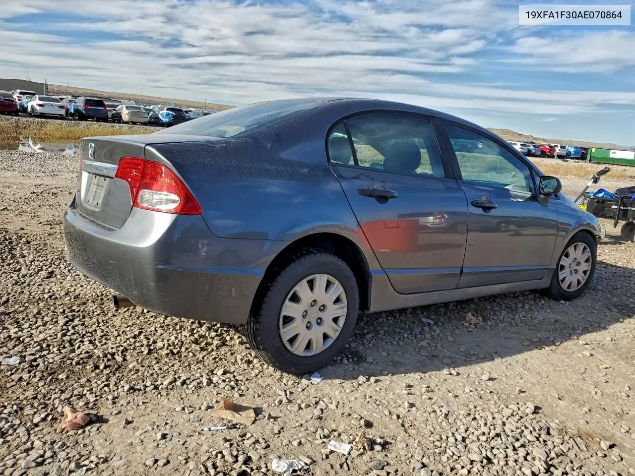 19XFA1F30AE070864 2010 Honda Civic Vp