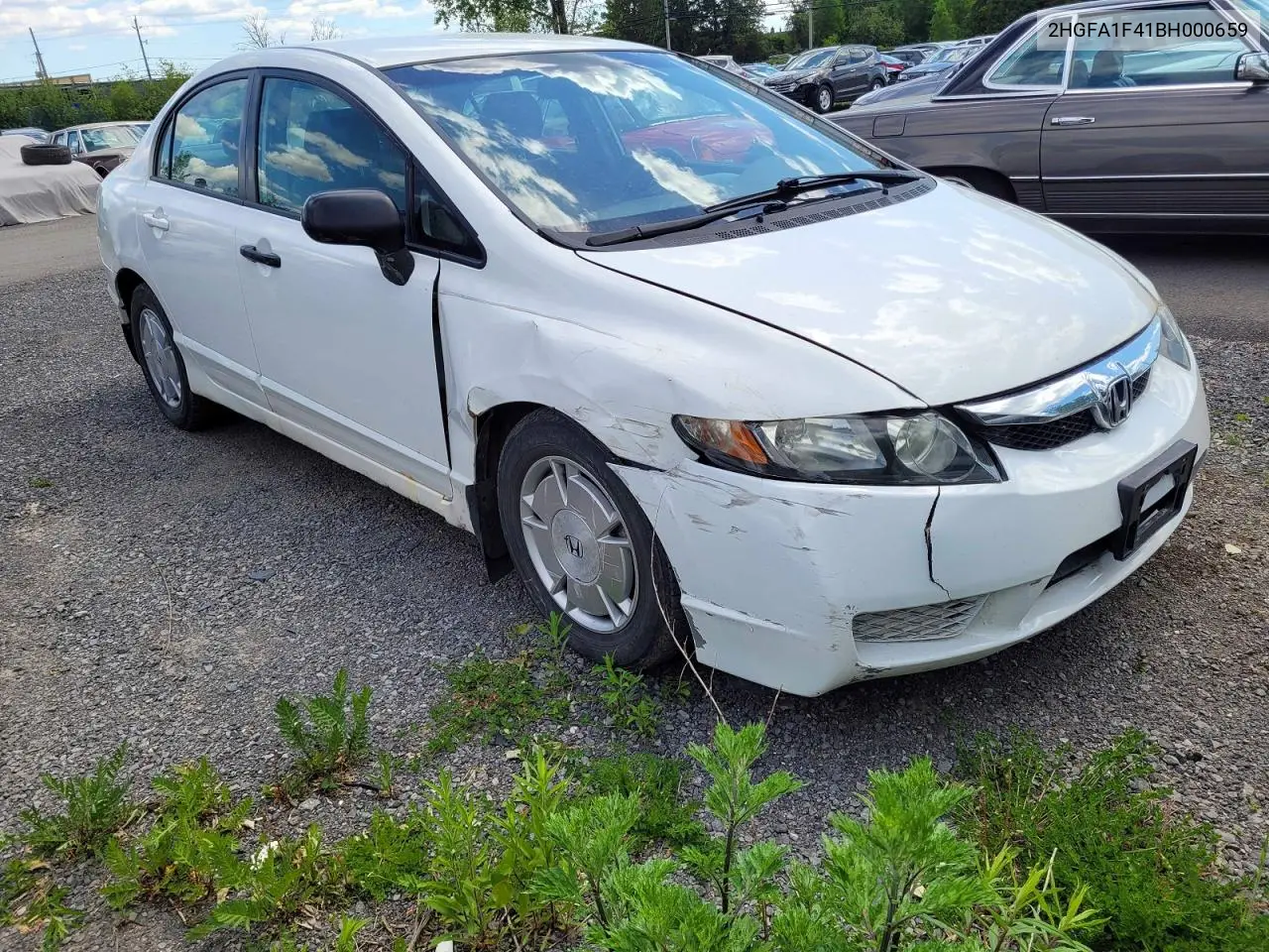 2HGFA1F41BH000659 2011 Honda Civic Dx-G