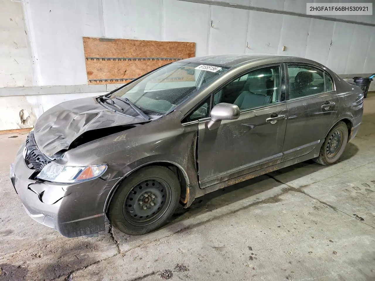 2011 Honda Civic Lx-S VIN: 2HGFA1F66BH530921 Lot: 61555156