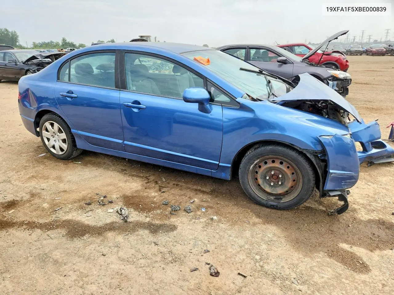 19XFA1F5XBE000839 2011 Honda Civic Lx