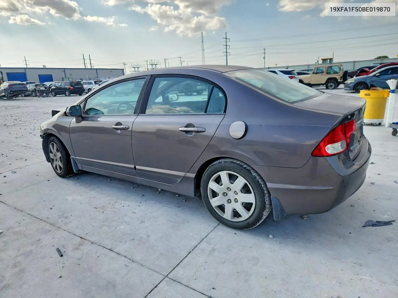 2011 Honda Civic Lx VIN: 19XFA1F50BE019870 Lot: 61983466