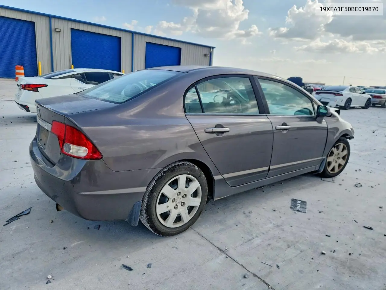 2011 Honda Civic Lx VIN: 19XFA1F50BE019870 Lot: 61983466