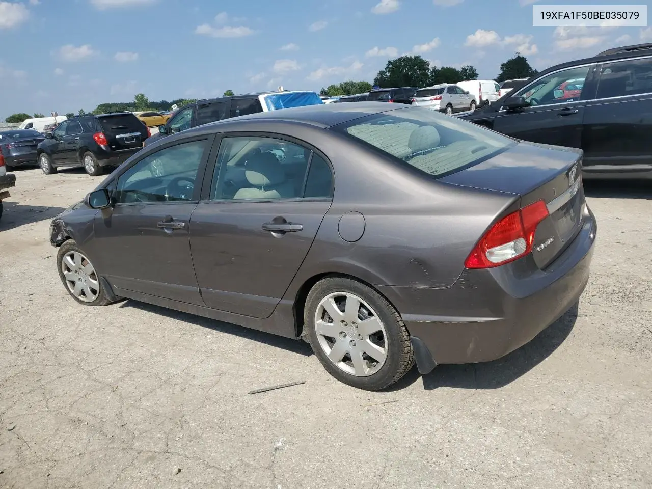 19XFA1F50BE035079 2011 Honda Civic Lx