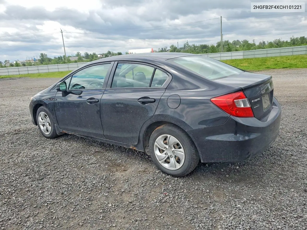 2012 Honda Civic Lx VIN: 2HGFB2F4XCH101221 Lot: 55973296