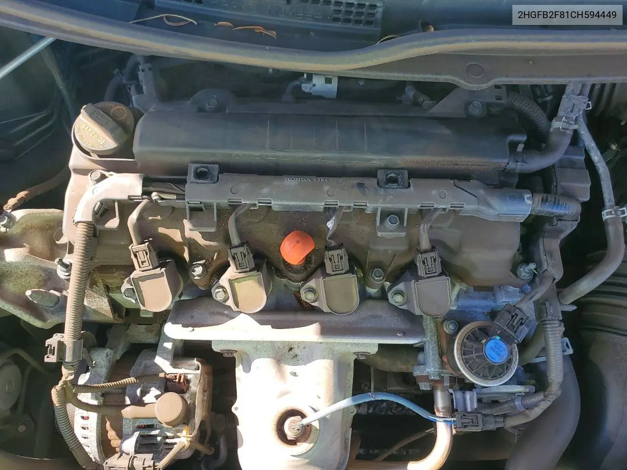 2012 Honda Civic Ex VIN: 2HGFB2F81CH594449 Lot: 56177866