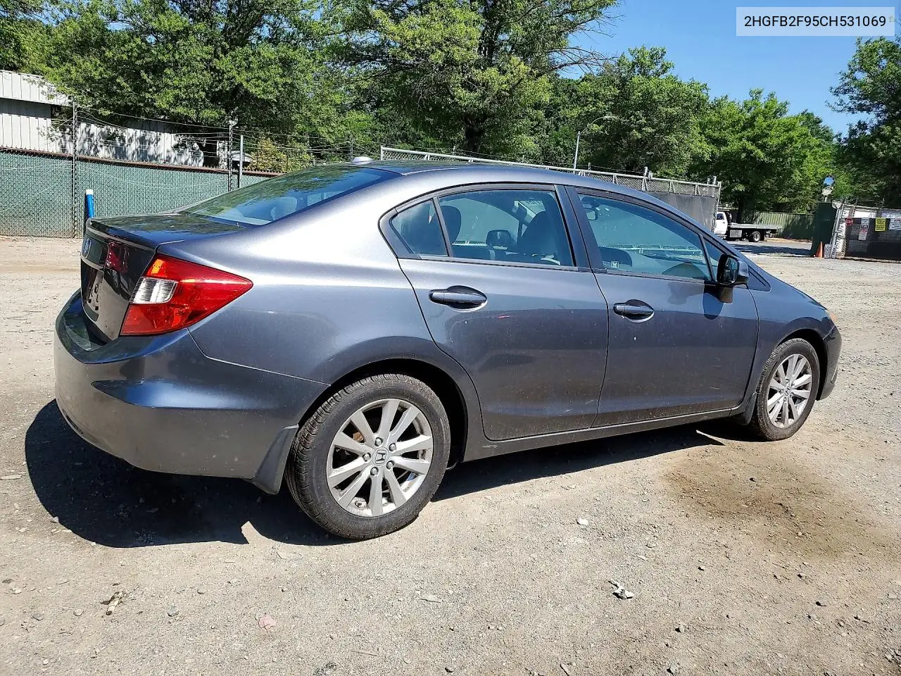 2HGFB2F95CH531069 2012 Honda Civic Exl