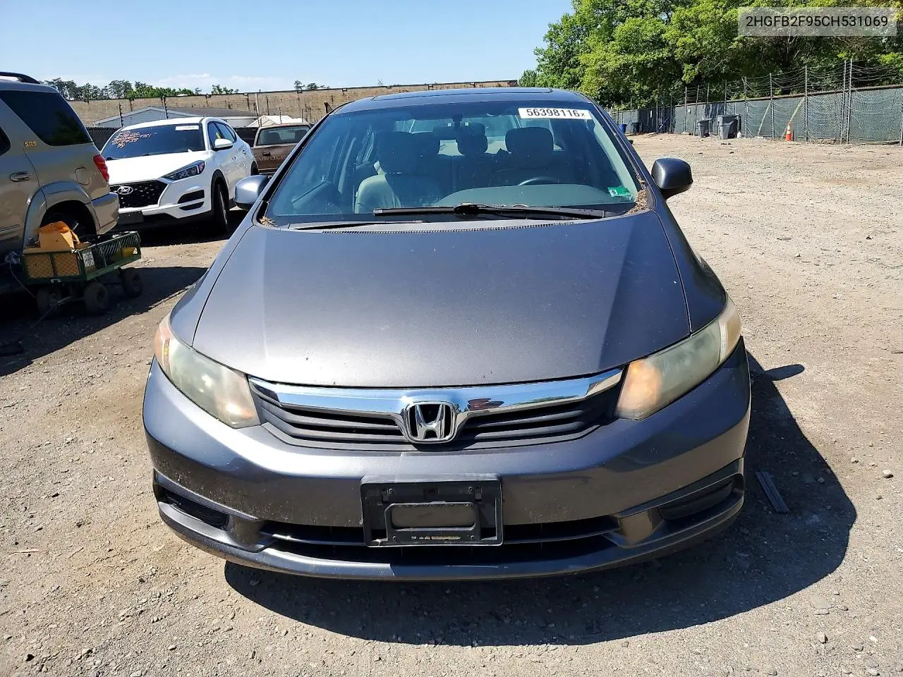 2HGFB2F95CH531069 2012 Honda Civic Exl