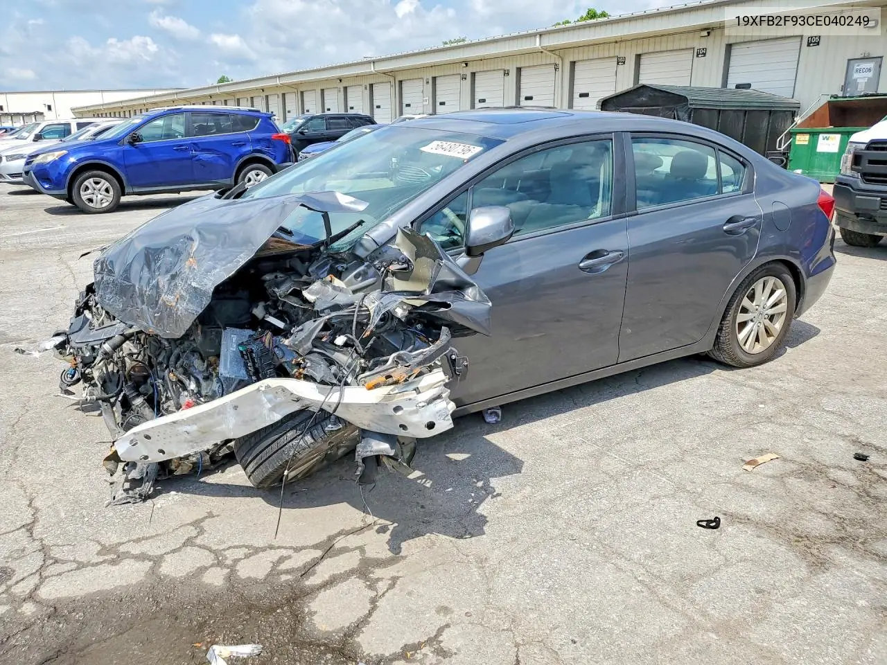2012 Honda Civic Exl VIN: 19XFB2F93CE040249 Lot: 56480796