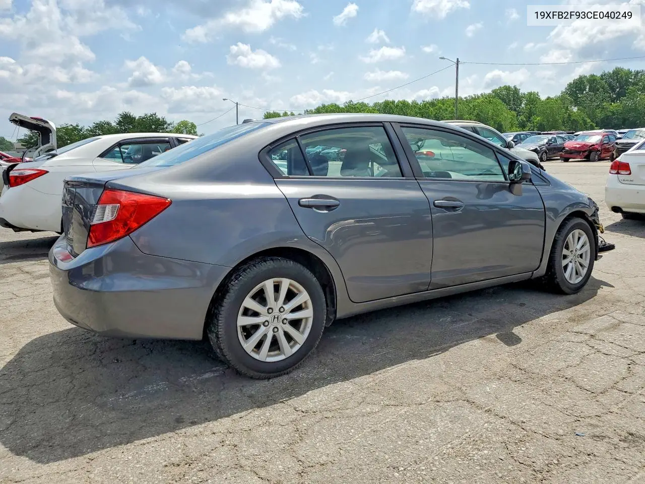 2012 Honda Civic Exl VIN: 19XFB2F93CE040249 Lot: 56480796
