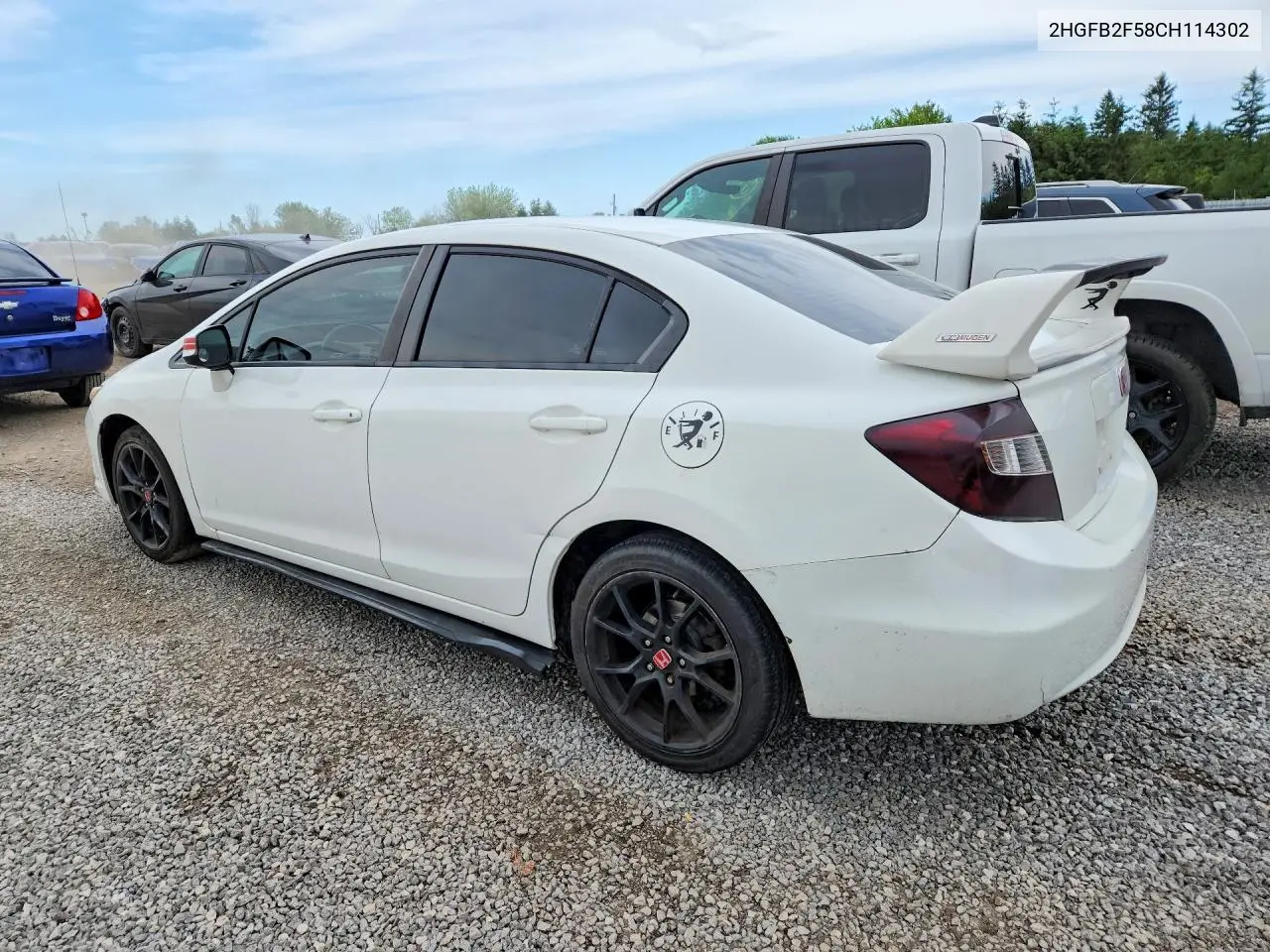 2HGFB2F58CH114302 2012 Honda Civic Lx
