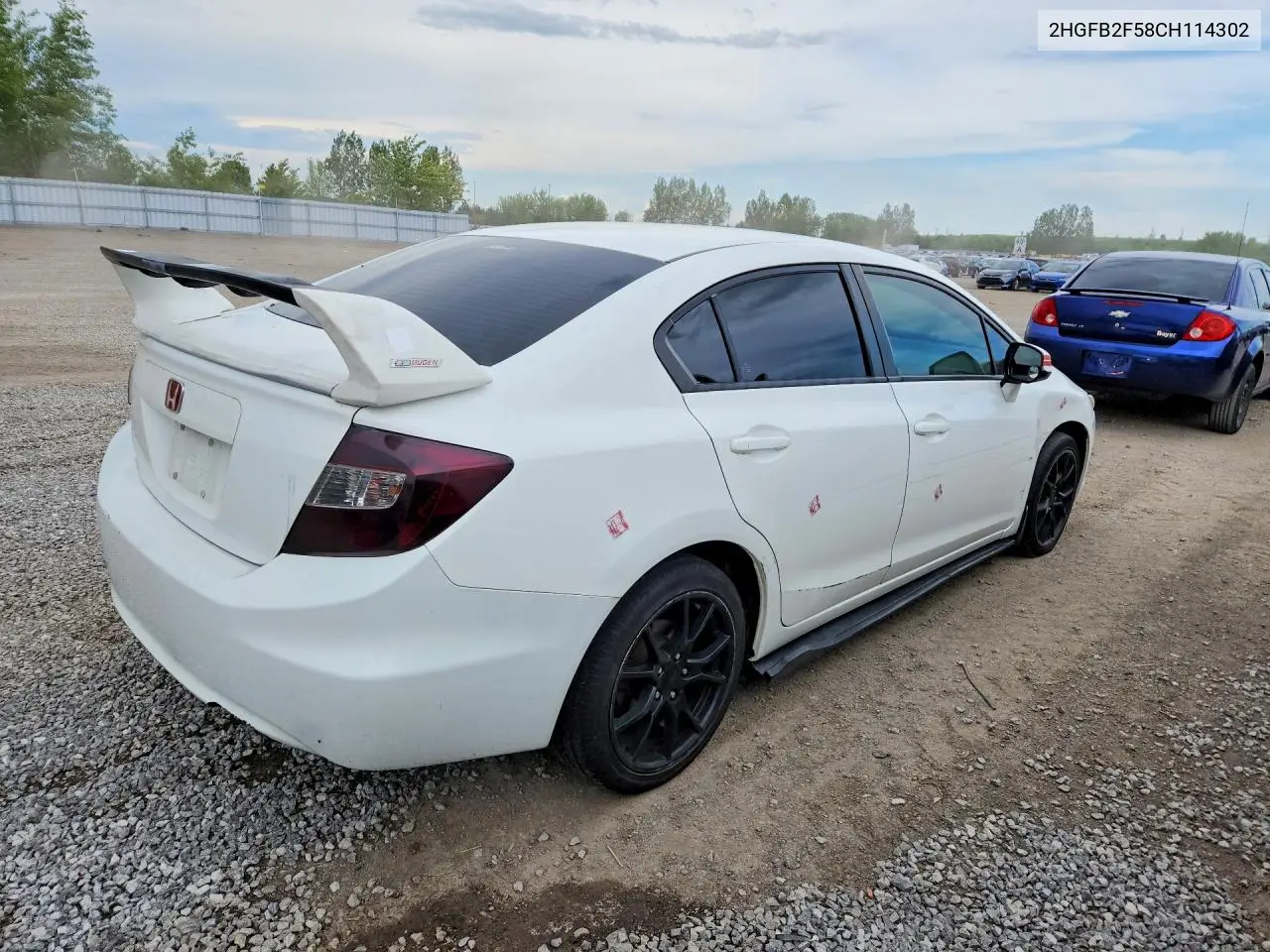 2HGFB2F58CH114302 2012 Honda Civic Lx