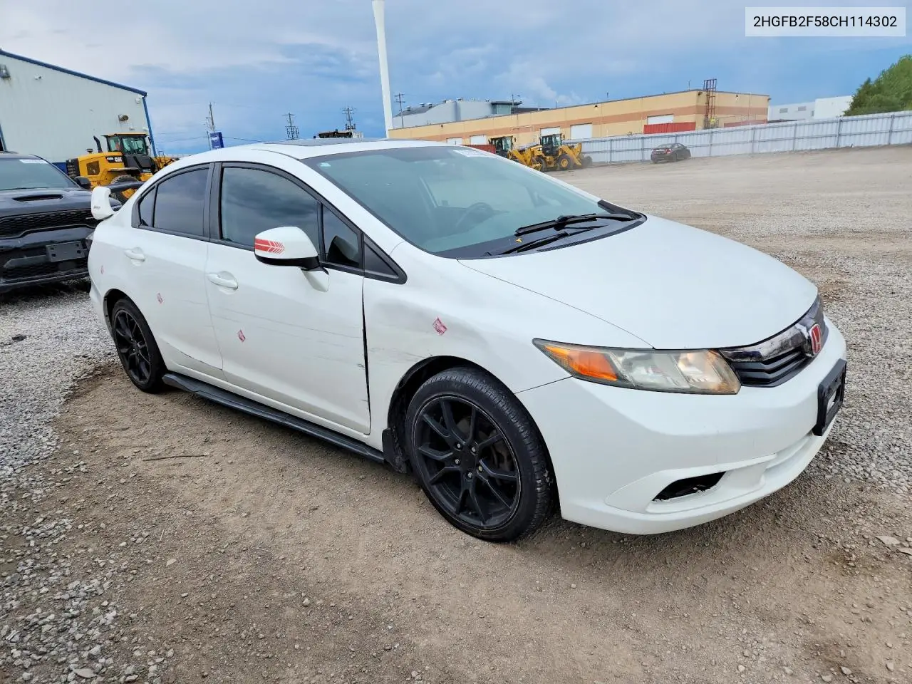 2HGFB2F58CH114302 2012 Honda Civic Lx
