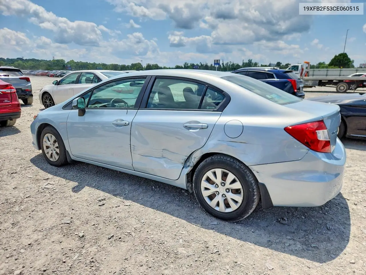 2012 Honda Civic Lx VIN: 19XFB2F53CE060515 Lot: 61166186