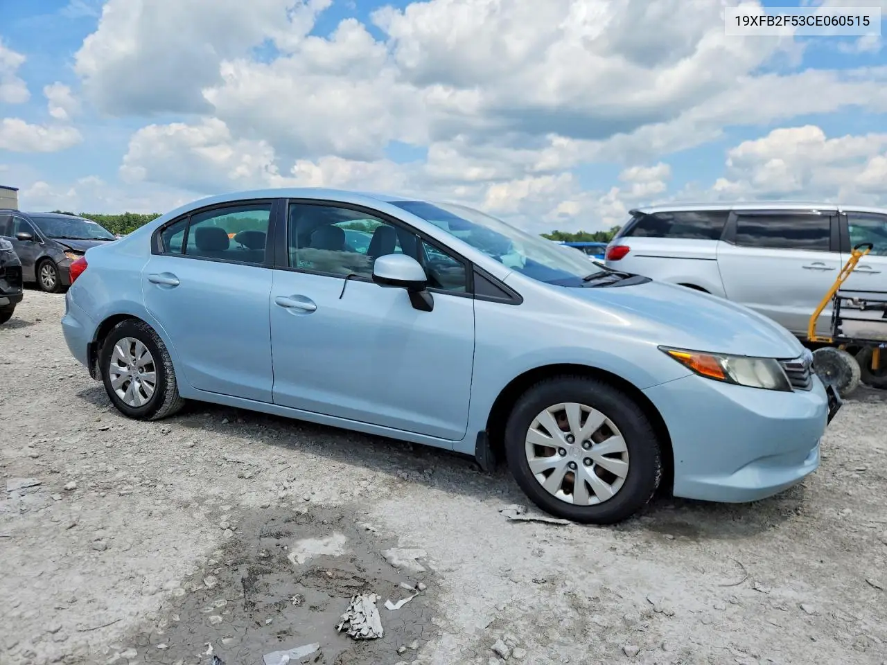 2012 Honda Civic Lx VIN: 19XFB2F53CE060515 Lot: 61166186