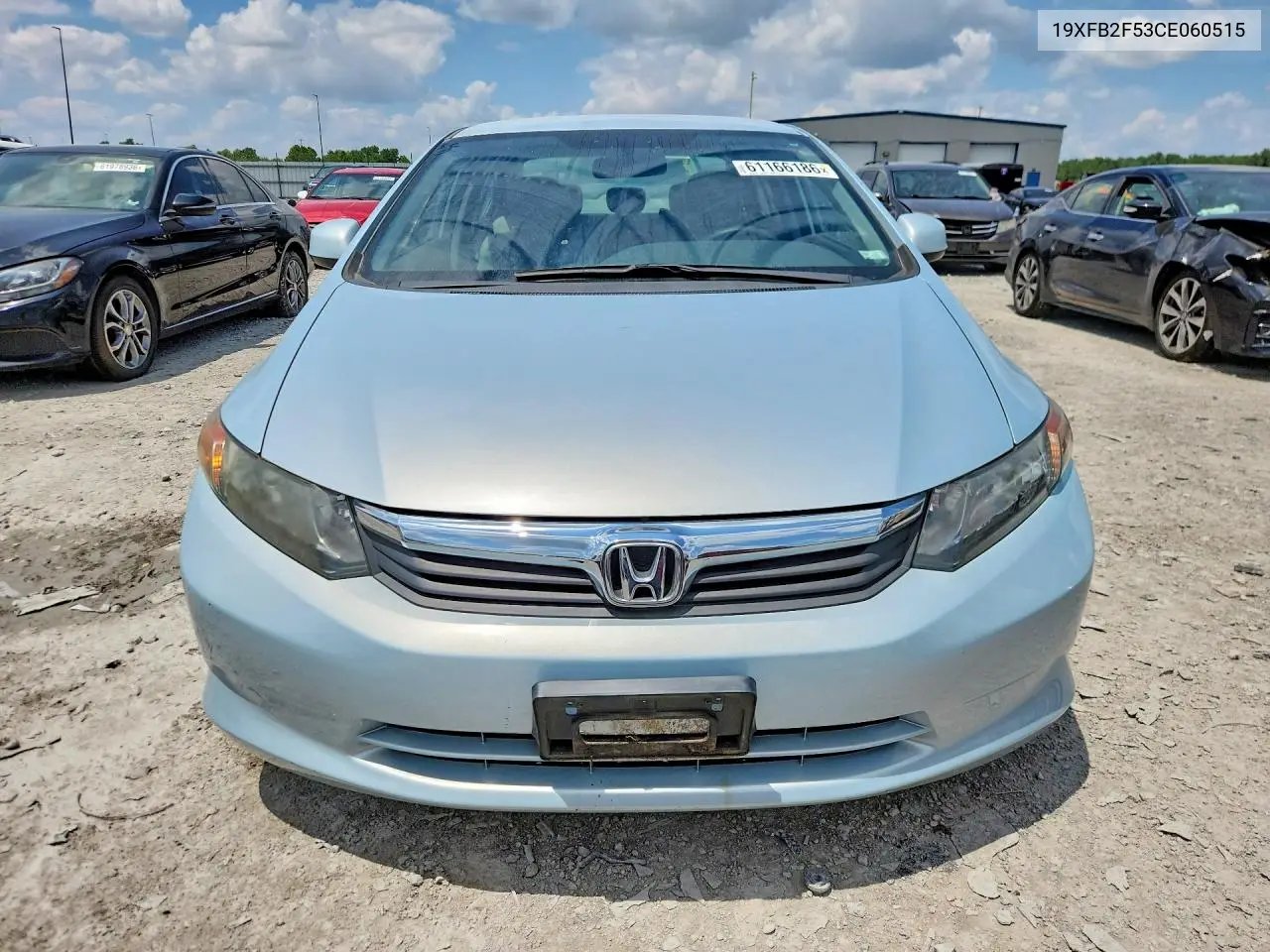 2012 Honda Civic Lx VIN: 19XFB2F53CE060515 Lot: 61166186
