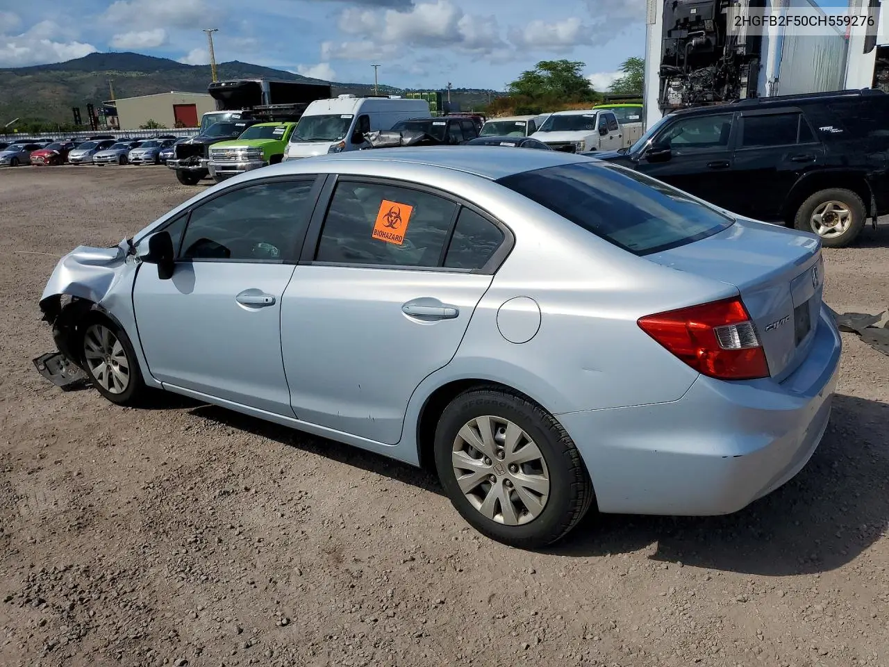2012 Honda Civic Lx VIN: 2HGFB2F50CH559276 Lot: 61172656